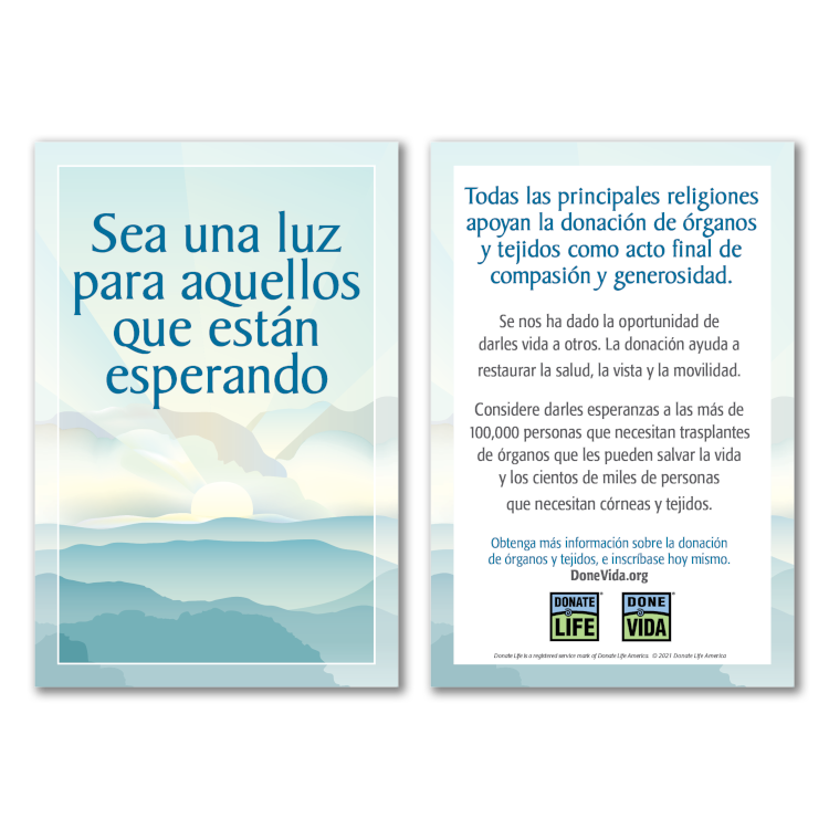 DLA NDS & Faith-Based Card in Spanish